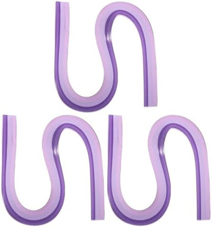 PATIKIL 540 x 5mm Rainbow Quilling Strips Paper,360 Pcs Origami Paper Quilling Strip for Art DIY Hand Craft Christmas, Gradient Purple by PATIKIL