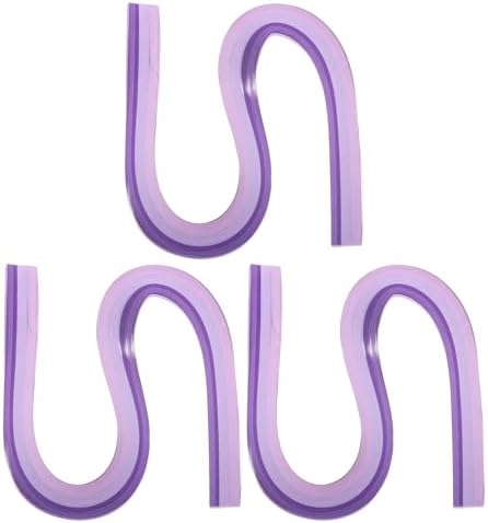 PATIKIL 540 x 10mm Rainbow Quilling Strips Paper,360 Pcs Origami Paper Quilling Strip for Art DIY Hand Craft Christmas, Gradient Purple by PATIKIL