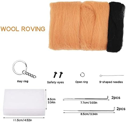 QMNNMA Needle Felting Kit for Beginners, German Shepherd Needle Felting Set - Image 2