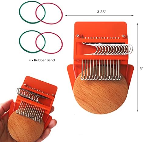Speedweve Style Darning Loom, Small Weaving Loom for Visible Mending Jeans, Weave Tool for DIY Artful Patterns, Repair Fabrics (14 Hooks) - Image 6