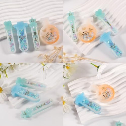 Resin Shaker Molds Set Magic Potions Keychain Charm Pack of 7 Silicone Trays Seal Films Precision Tip Applicator Bottle Kits Bundle - Image 4