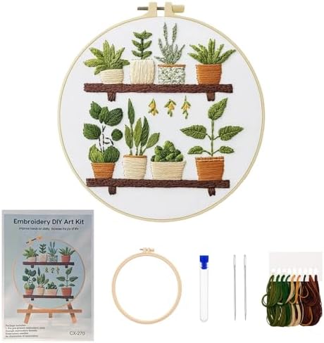 CZFSWT Embroidery Kit for Beginners, Needlepoint Kits for Beginners, Cross Stitch Kits for Beginners Suitable for Embroidery Beginners, Handicraft Enthusiasts by CZFSWT