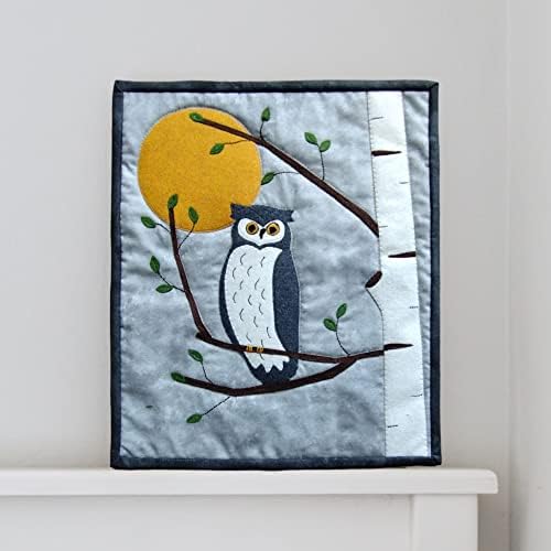 Rachel's Of Greenfield Night Owl Felt Kit, Wall Quilt Hanging, Quilting Kits with Fabric, 13" x 15", Materials and Instructions Included - Image 5