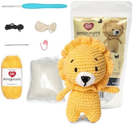 Red Heart Amigurumi Leo The Lion Kit by RedHeart