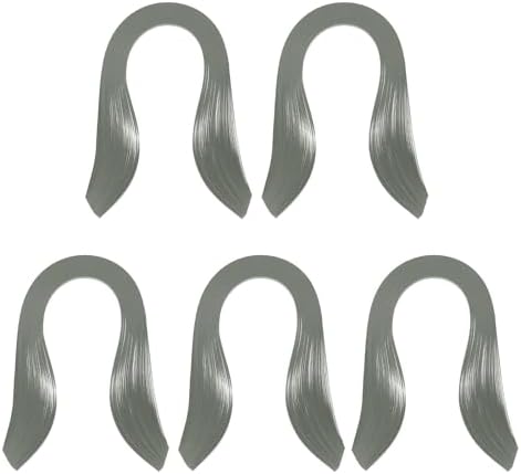 PATIKIL Quilling Strips Paper 600pcs 5mm 39cm Origami Paper Quilling Kits for Art DIY Hand Craft Christmas, Dark Grey by PATIKIL