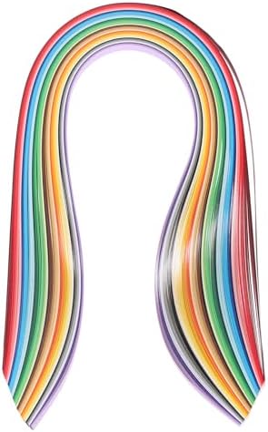 PATIKIL 180pcs Quilling Strips Paper 3/8"(10mm) 54cm Origami Paper Quilling Strip for Art DIY Hand Craft 36 Colors by PATIKIL