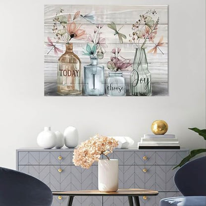 Stamped Cross Stitch Kits for Adults Beginner, Flower Dimensions Needlepoint Art Crafts Embroidery Kits for Adults Beginners 15.7x11.8 inches - Image 5