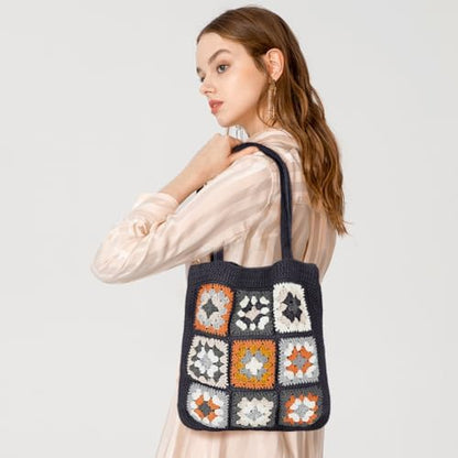 ORIGACH DIY Granny Square Crochet Bag Kit for Beginners Adults - Image 6