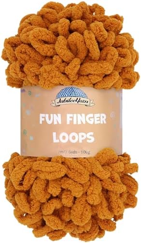 JubileeYarn Fun Finger Loops Yarn - Chocolatier - 1 Skein by BambooMN