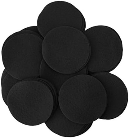 Playfully Ever After Black Craft Felt Circles (2.5 Inch - 46pc) by PlayfullyEverAfter