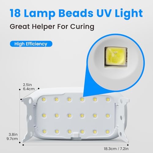 Bsrezn 200g UV Resin Kit with Large Light 18 Beads for Jewelry Making - Image 3