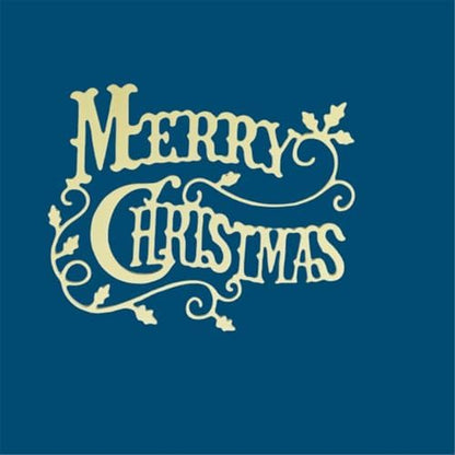 Scrapbooking Die-Cuts, Christmas Metal Cutting Dies for Card Making, Paper Craft Punch Template, Background Embossing Stencils, DIY Album Décor (Merry Christmas-9.2x7.5cm) - Image 7