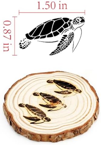 AIMOADO 1.5" Sea Turtle Branding Iron, for Wood Hats Leather BBQ & Steak - Image 2
