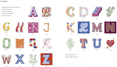 Creative Hand Lettering from A to Z: Make Every Letter Beautiful with 26 Complete and Colorful Alphabets - Image 2