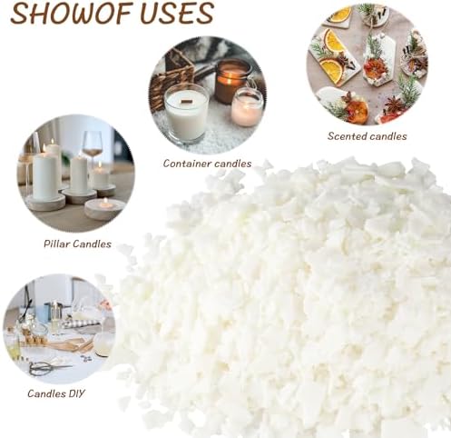 Wfmolcand Soy Wax for Candle Making - 30 LB Natural Soy Wax Candle Wax for DIY Candle Making Supplies… - Image 3