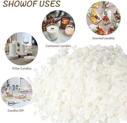 Wfmolcand Soy Wax for Candle Making - 30 LB Natural Soy Wax Candle Wax for DIY Candle Making Supplies… - Image 3