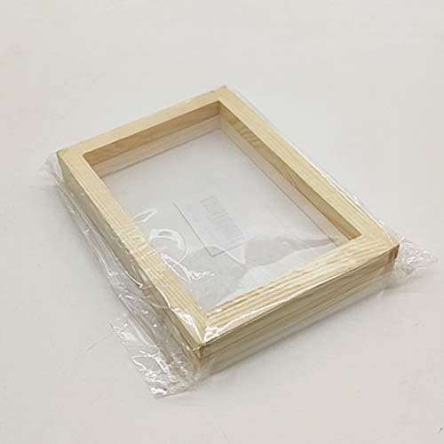 Worown A6 Size Paper Making Screen, Natural Wooden Papermaking Mould, 5 x 7 inch Wooden Paper Making Frame for DIY Craft and Dried Flower Handcraft - Image 3
