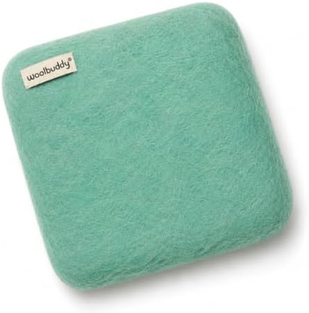 Woolbuddy Wool Felting Pad 6 x 6 x 1.5 Inch (Teal), Durable Needle Felting Mat, Needle Felting Foam Pads Alternative by Woolbuddy