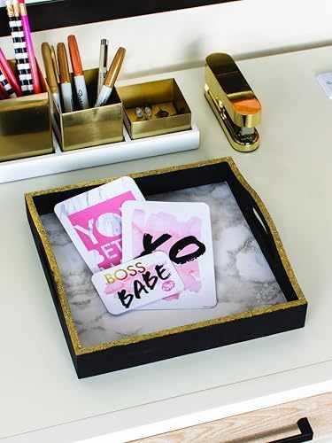 Fun Express Wooden Tray, Small Square, Set of 12 - Image 5