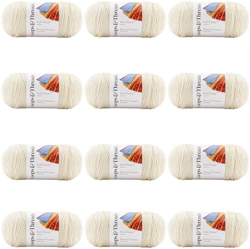 MICHAELS Bulk 12 Pack: Soft Classic™ Solid Yarn by Loops & Threads® - Image 6