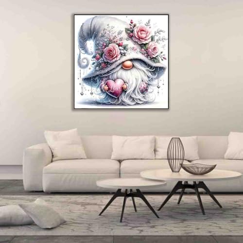 DYAIANGMU Elephant Stamped Cross Stitch Kit for Adults 13.7x13.7 inches - Image 3