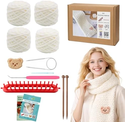 Novelchet Knitting Loom Kit for Beginners with Step by Step Video Tutorial by Novelchet