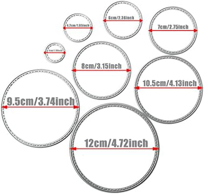 Big Round Cutting Dies Handmade DIY Paper Cards Album Decoration Stencils Template Embossing for Card Scrapbooking Craft Circle - Image 4