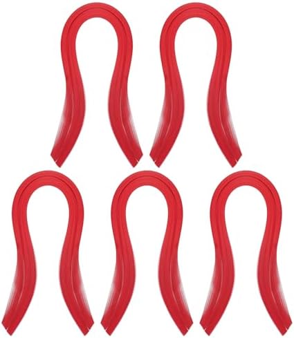 PATIKIL Quilling Strips Paper 600pcs 1.5mm 39cm Origami Paper Quilling Kits for Art DIY Hand Craft Christmas, Red by PATIKIL