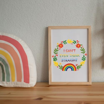 Louise Maelys LGBT Pride Embroidery Kit for Beginners Rainbow Craft - Image 6