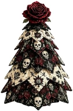 DIY Quilted Christmas Tree Kit, 3D Fabric Patchwork Craft Set for Adults & Beginners, Handmade Holiday Sewing & Tabletop Decor Project, Creative Crafting Gift Box by Unknown