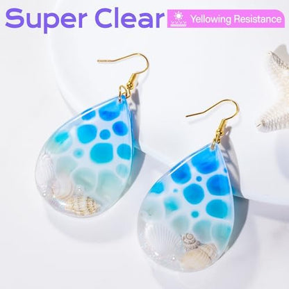 HeyClear 100g UV Resin kit with Molds, Tools for Beginners Jewelry Making - Image 3