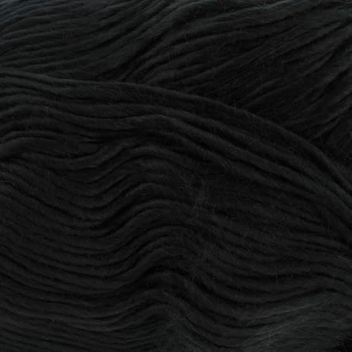 Loops & Threads Facets Yarn - Yarn for Knitting, Crochet, Weaving, and Arts & Crafts - Black, Acrylic, 3.5 oz - Image 2