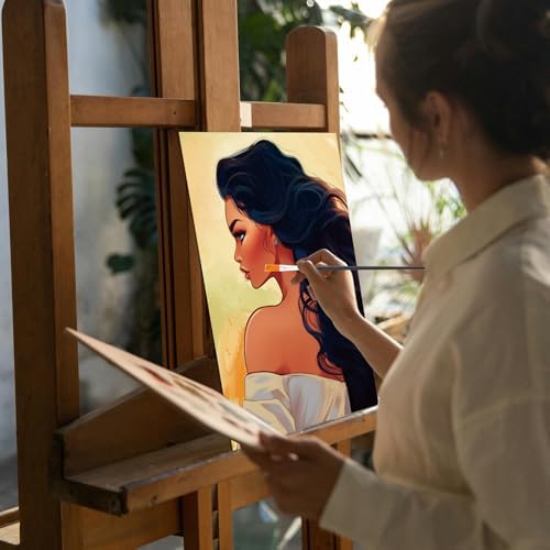 Cholemy 36 Pcs Paint and Sip Kit Gift for Adults 8''x10'',Fashion Women - Image 5