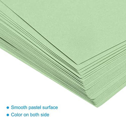 MECCANIXITY 25 Sheets 8x8 Inch(20x20cm) Origami Paper Double Sided Light Green Square Sheet for Art Craft Project, Beginners, Gifts Decor - Image 4