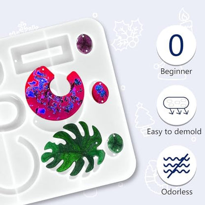 IGaiety Resin Jewelry Making Kit with Silicone Molds, 278PCS Starter Set - Image 5