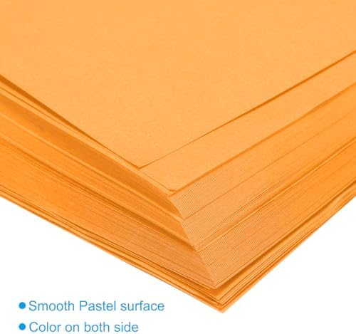 MECCANIXITY 100 Sheets Origami Paper Double Sided 8x8 Inch(20x20cm) Square Sheet for Art Craft Project, Beginners, Gifts Decor, Fluorescent Orange - Image 4