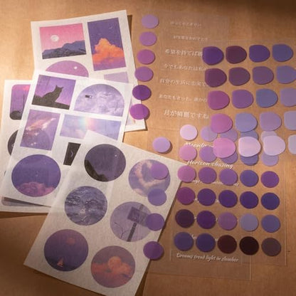 YagCu Scrapbook Kit for Beginners, Aesthetic Junk Journal Supplies, Scrapbooking and Journaling Materials, Bullet Journals Stationery, Planner DIY Arts Craft, Women Adults - Image 5