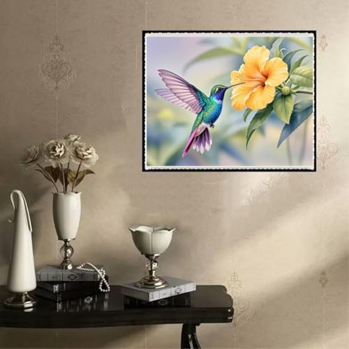 ACANDYL DIY Paint by Numbers Kit for Adults Paint by Numbers Beginner Hummingbird Canvas Painting by Number DIY Acrylic Oil Painting on Canvas Arts Craft Decoration 16x20 Inch - Image 3