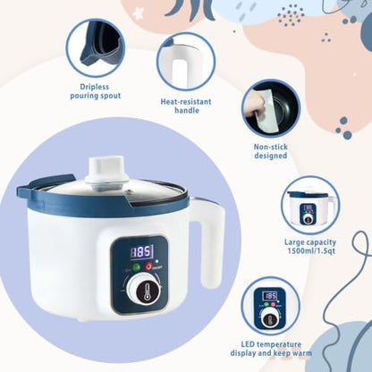 KQU Digital Wax Melting Pot with Temperature Control for Candle Making - Image 4