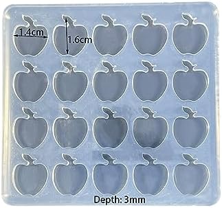 Angel Wings Mini Apples Shape Earring Silicone Mold for DIY Resin Epoxy Earrings, Pendant, Jewelry Making Crafts, Chocolate Cake - Image 2