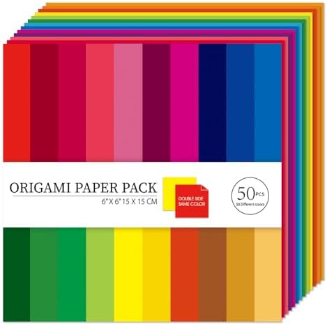 6x6" Origami Paper,100Sheets Double Sided Colored Paper,Square Craft Paper - Image 7