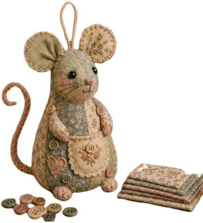 Patchwork Mouse DIY Kit – Complete Sewing Craft Set by Unknown
