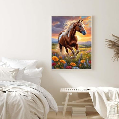Alptiny Running Horse Paint by Numbers Kit for Adults Beginner, 16x20 Inch - Image 4