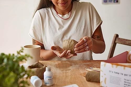 Pott'd Extra Pack of Premium Air-Dry Clay (1kg) - Pottery for Beginners, Air Dry Modelling Clay, Adult Pottery Kit - Image 2