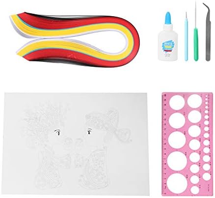 Paper Quilling Set for Beginners DIY Handcraft Art Kit for Kids and Adults by Unknown