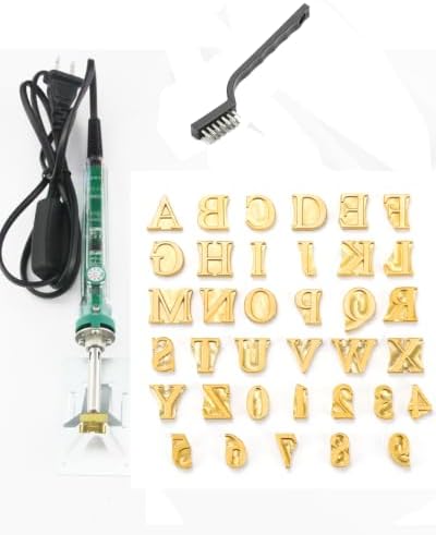 5/8" Wood Burning Letter Kit, 36Pcs Alphabet and Number Branding Iron - Image 2