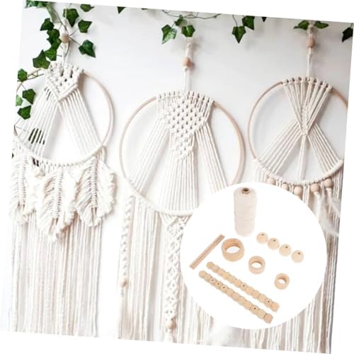 ABOOFAN DIY Macrame Kit Cotton Rope Craft Supplies for Wall Hanging Tapestry Unique Macrame Tapestry Material for Adults Beginners - Image 6