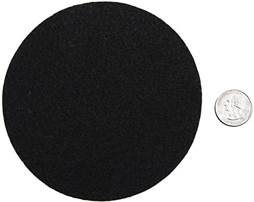 Playfully Ever After Black Craft Felt Circles (5 Inch - 18pc) - Image 2