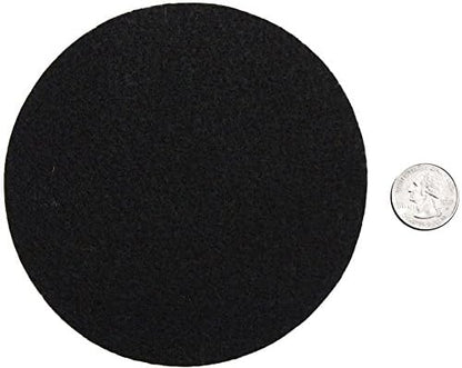 Playfully Ever After Black Craft Felt Circles (5 Inch - 18pc) - Image 2