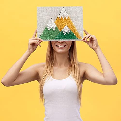 WEBEEDY 3D String Art Kit for Adults Beginners, DIY Mountain String Craft Kit, Include All Necessary Accessories and Frame, Christmas Home Wall Decorations Unique Gift - Image 6